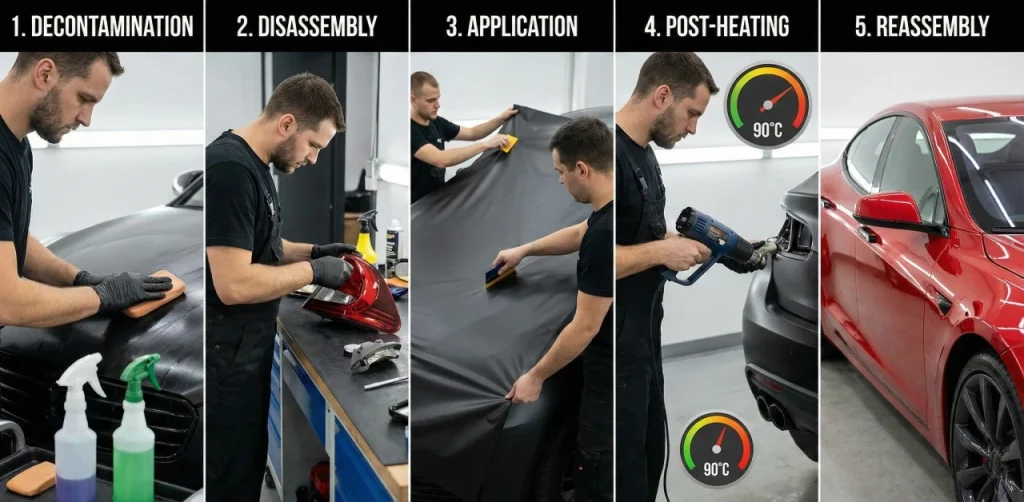 car wrap application steps