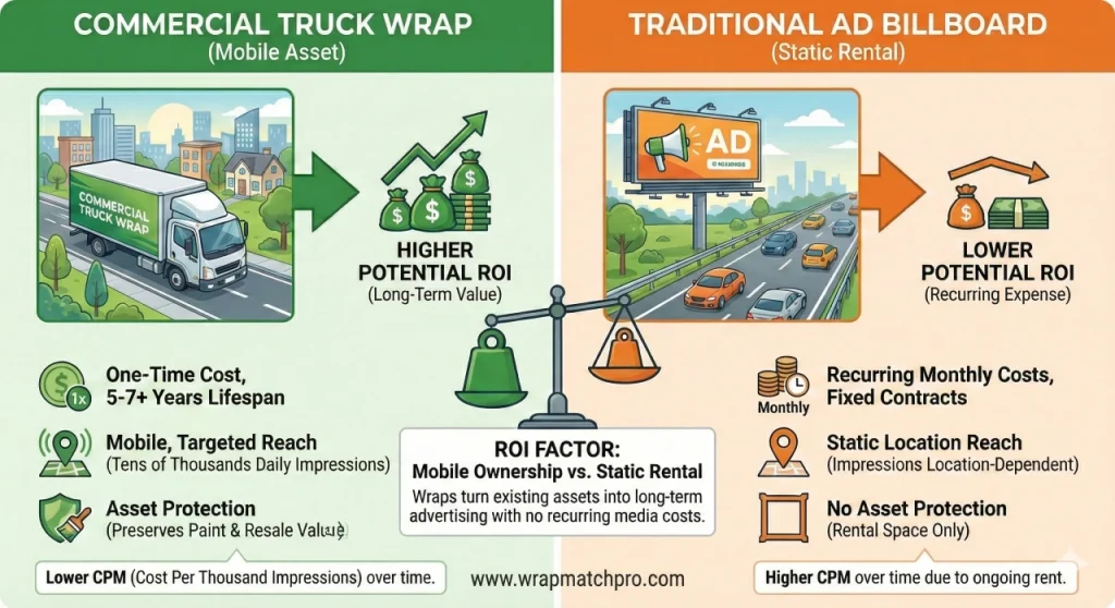 commercial fleet wrap roi