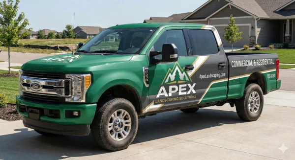 full commercial truck wrap