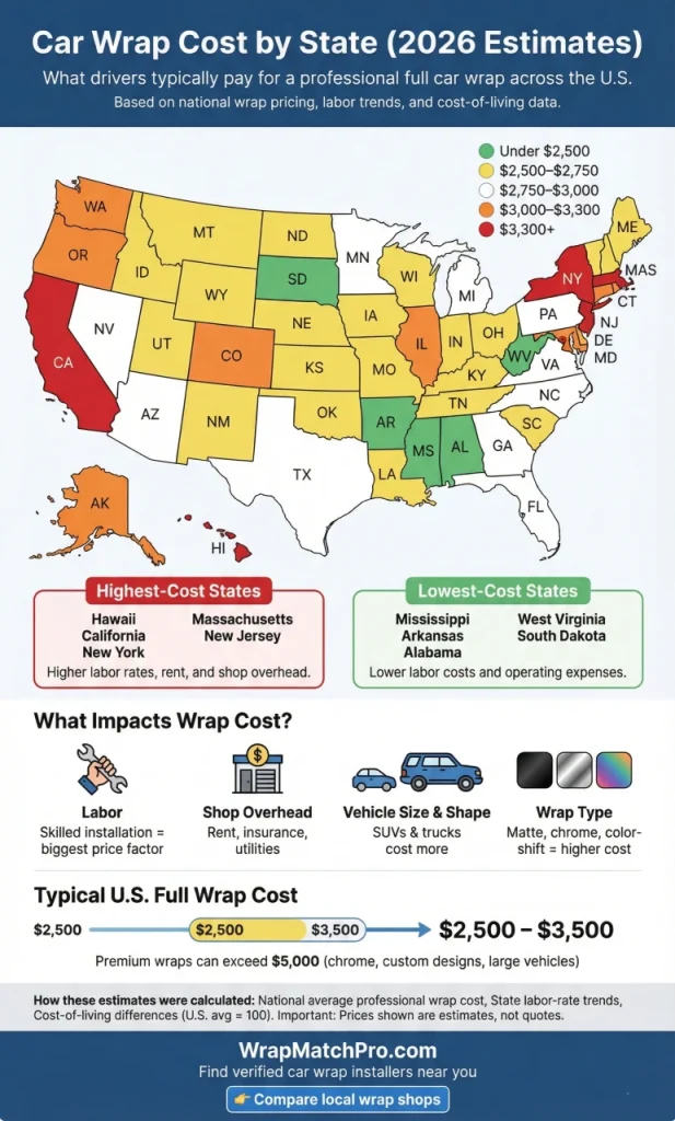 infographics how much car wrap cost
